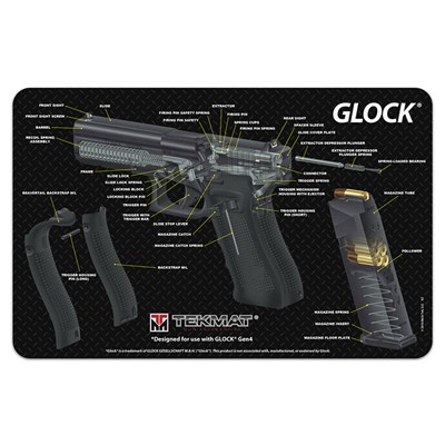 Bänkmatta TekMat Glock 3D Cutaway
